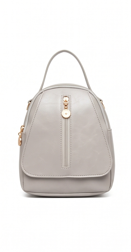JIREN Mini Backpack Purse - White